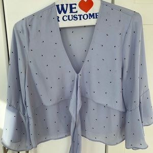 LUSH Abstract Design Blouse